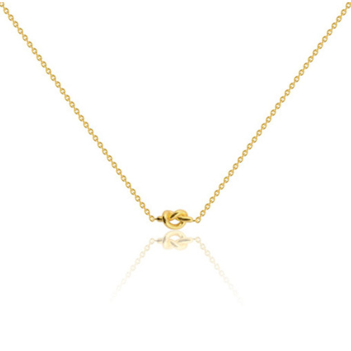 Knot Necklace Gold-plated