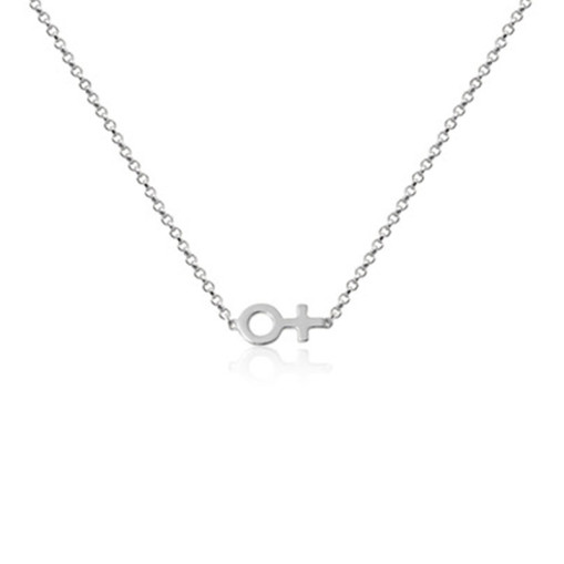 Woman Necklace Silver