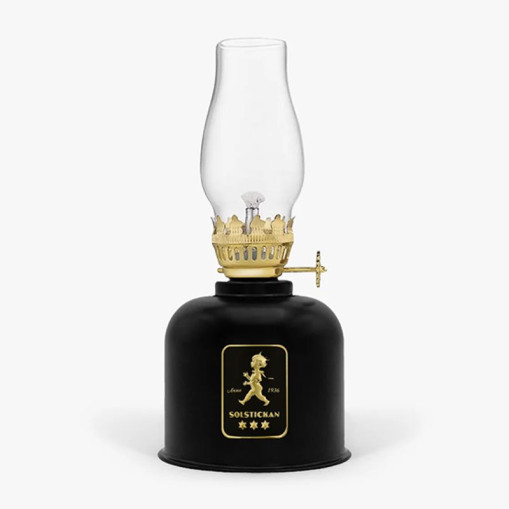 Kerosene Lamp Black/Gold