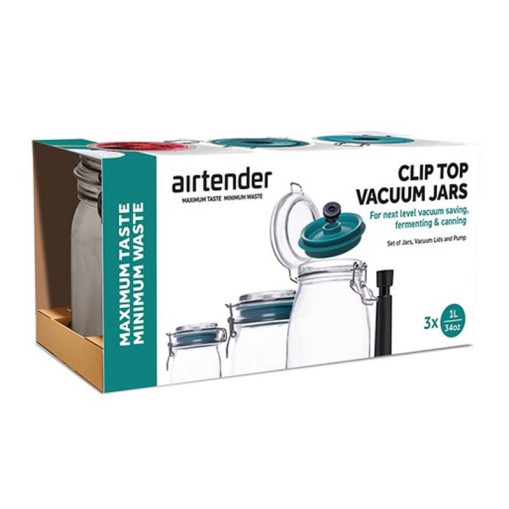 Vacuum sealer with 3 jars 1 L
