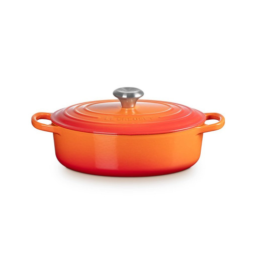 Oval risotto pot 27 cm Volcanic