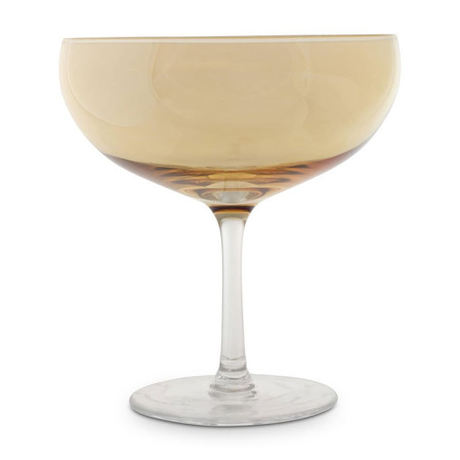Happy Champagne Glass 28 cl Yellow
