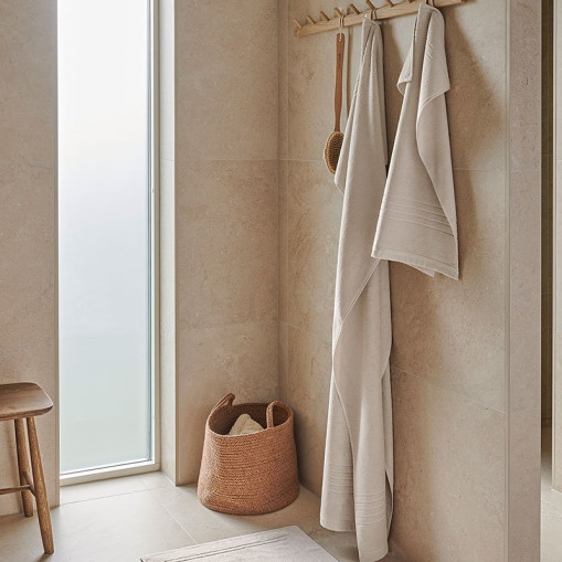 Bath Towel Helle Terrycloth 90x150 cm Sand