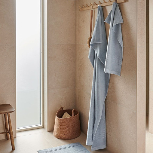 Bath Towel Helle Terrycloth 90x150 cm Light Blue