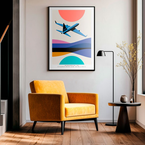SAS Polar Route Poster – 70th Anniversary