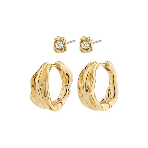 Earrings Feel 2-in-1 Set Gold