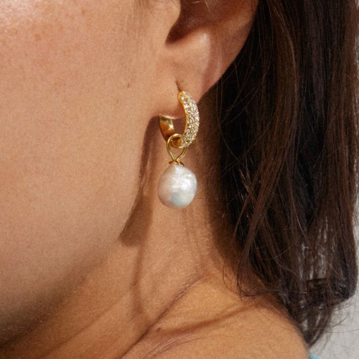 Earrings with pearls Edele Gold