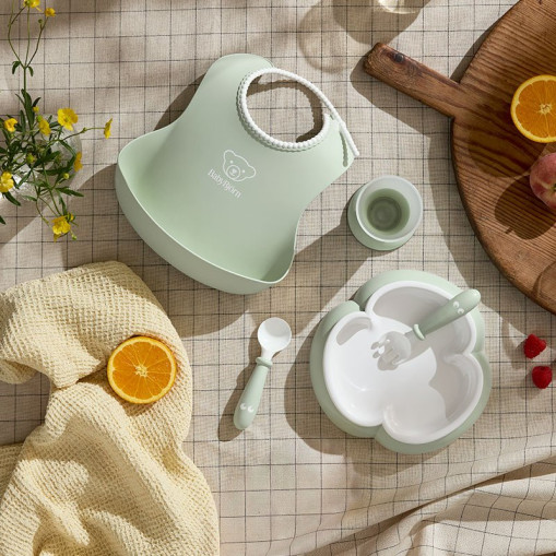 Dinner Set for Kids Green