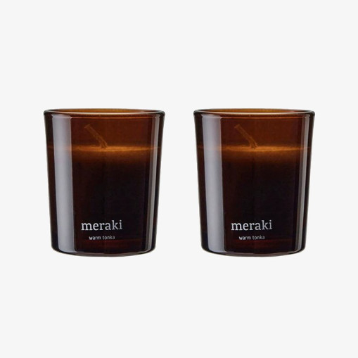 Scented candles 2-pack Warm tonka