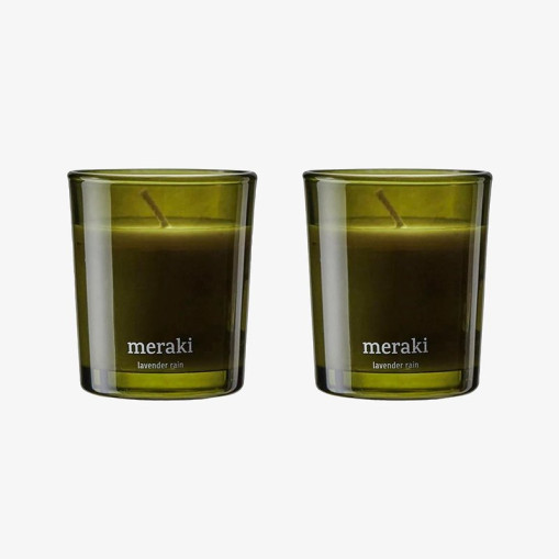 Scented candles 2-pack Lavender rain