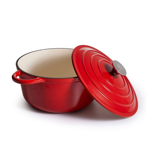 Cast Iron Pot 4,2 L - Red