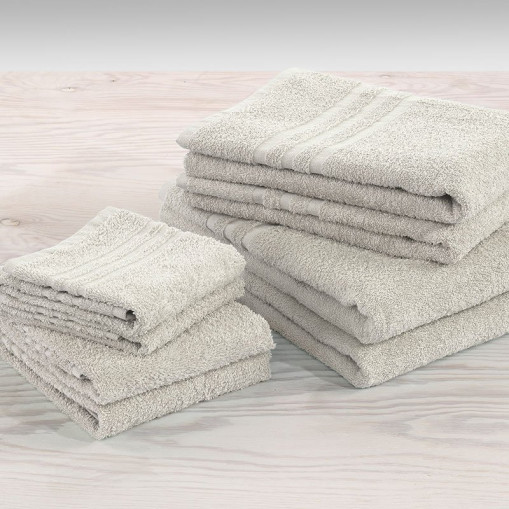 4-Piece Set Towels & Bath Towels Basic Terry Sand