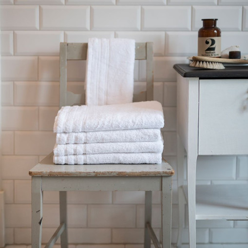 6-Piece Set Towels & Bath Towels Corfu Eco Flower Terry