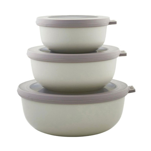 Mepal Cirqula Bowl Set Nordic White