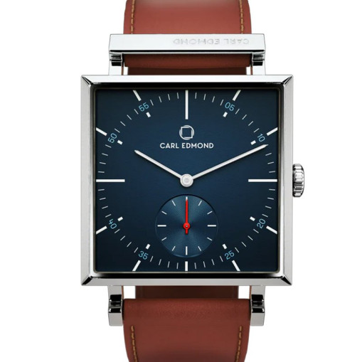 Watch Granit 34 Navy Blazer Burgundy Leather