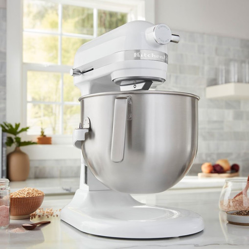 Heavy Duty Stand Mixer Bowl-Lift 6,6L White