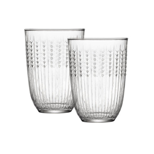 Swedish Grace Drinking Glass 37 cl 2-pack Clear