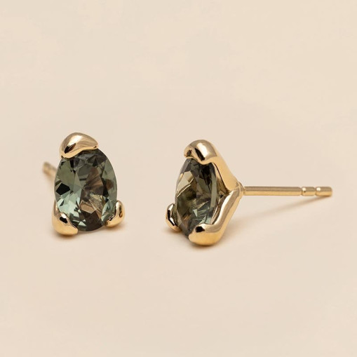 Embla Stud Earrings Tourmaline 