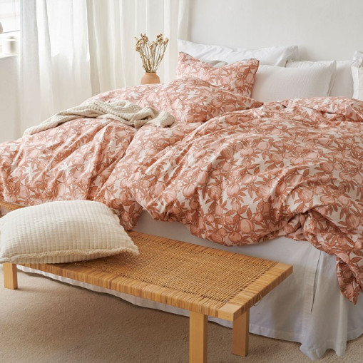 2-Piece Bedding Set Pomegranate, peach