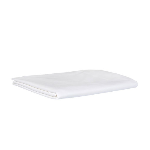 Satina Flat Sheet White 270x270 cm